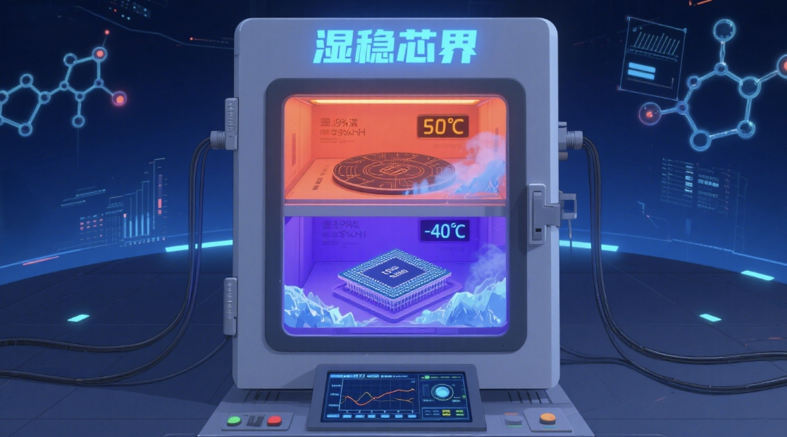 <b>湿稳芯界”——恒温恒湿箱驱动半导体材料极限环境可靠性跃迁研究</b>