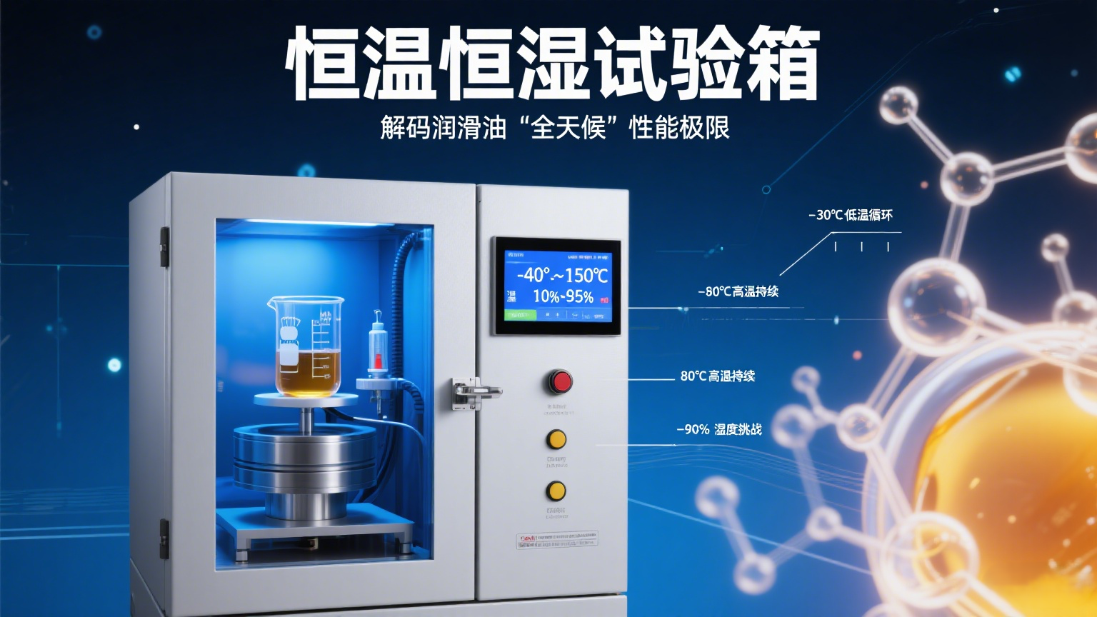 <b>恒温恒湿试验箱解码润滑油“全天候”性能极限</b>